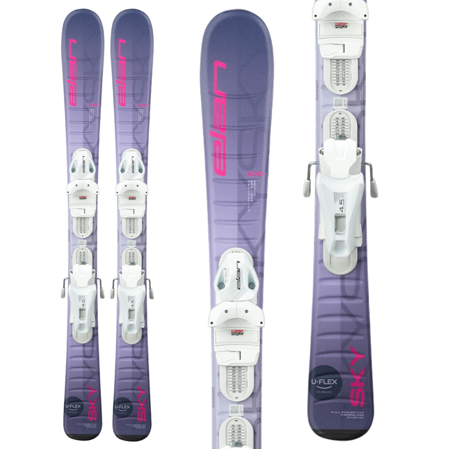 elan スキーセット sky uniflex Elan Sky Jr Skis + EL 7.5 GW Bindings - Kids' 2027 – evo