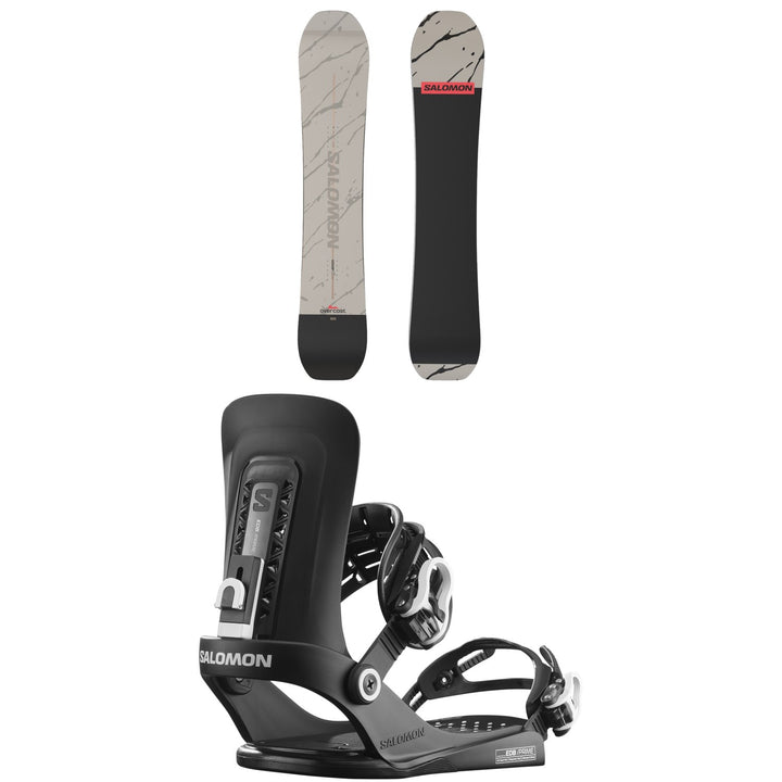 Salomon Overcast Snowboard + EDB Prime Snowboard Bindings 2026