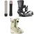 Salomon Overcast Snowboard + EDB X Snowboard Bindings + Ivy BOA SJ Snowboard Boots - Women's 2026