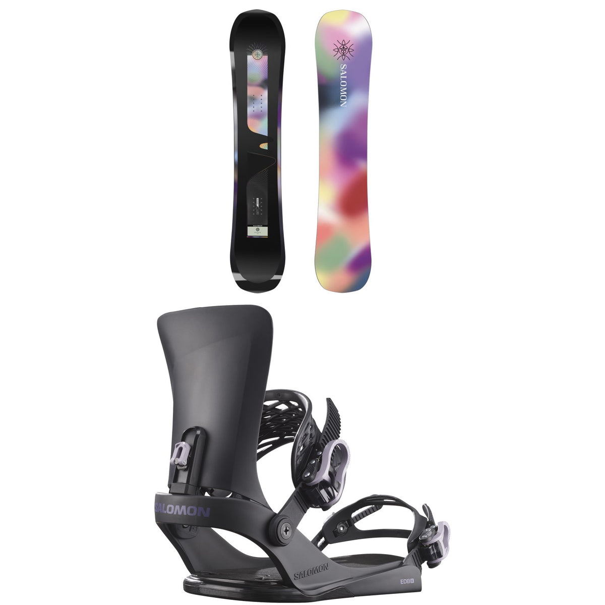Salomon Wonder Snowboard + EDB X Snowboard Bindings - Women's 2026