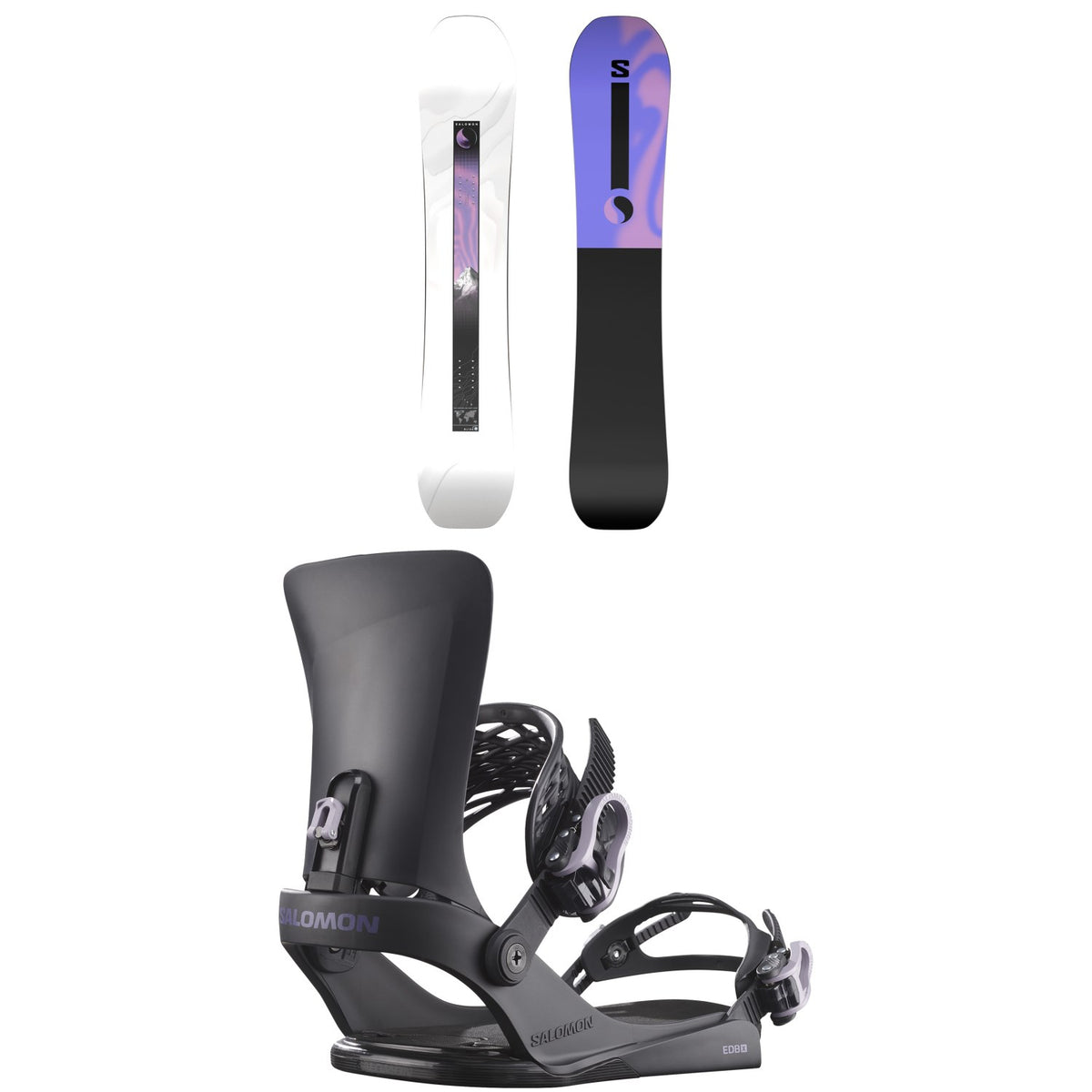 Salomon Bliss Snowboard + EDB X Snowboard Bindings - Women's 2026