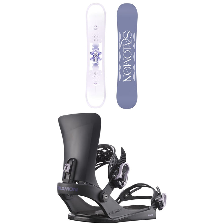 Salomon Lotus Snowboard + EDB X Snowboard Bindings - Women's 2026