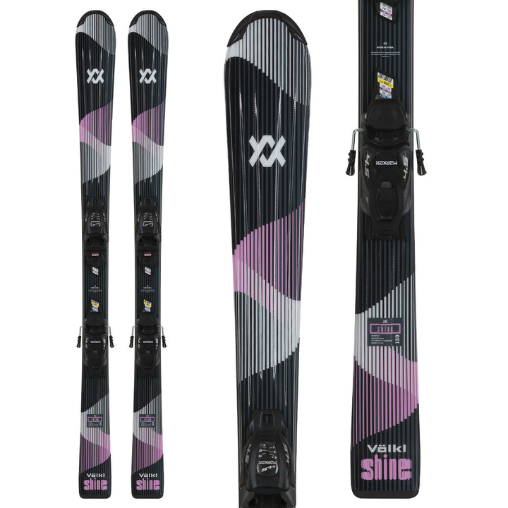 Völkl Shine Jr Skis + vMotion 4.5 Jr Lady Bindings - Kids' 2026