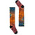 Smartwool Ski Zero Cushion Geo Peaks Print OTC Socks - Kids' Orange Rust