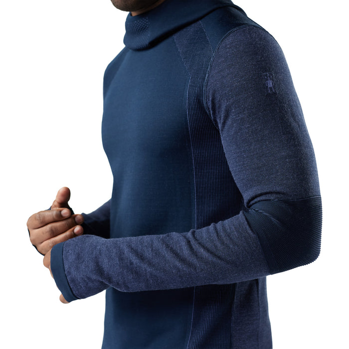 Smartwool Intraknit Thermal Merino Base Layer Hoodie - Men's Deep Navy/Nightfall Blue