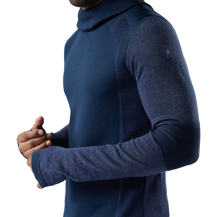 Smartwool Intraknit Thermal Merino Base Layer Hoodie - Men's Deep Navy/Nightfall Blue