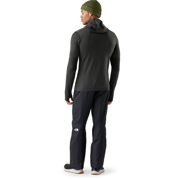 Smartwool Intraknit Thermal Merino Base Layer Hoodie - Men's Charcoal/Winter Moss