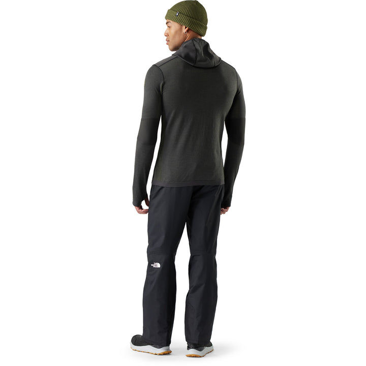Smartwool Intraknit Thermal Merino Base Layer Hoodie - Men's Charcoal/Winter Moss
