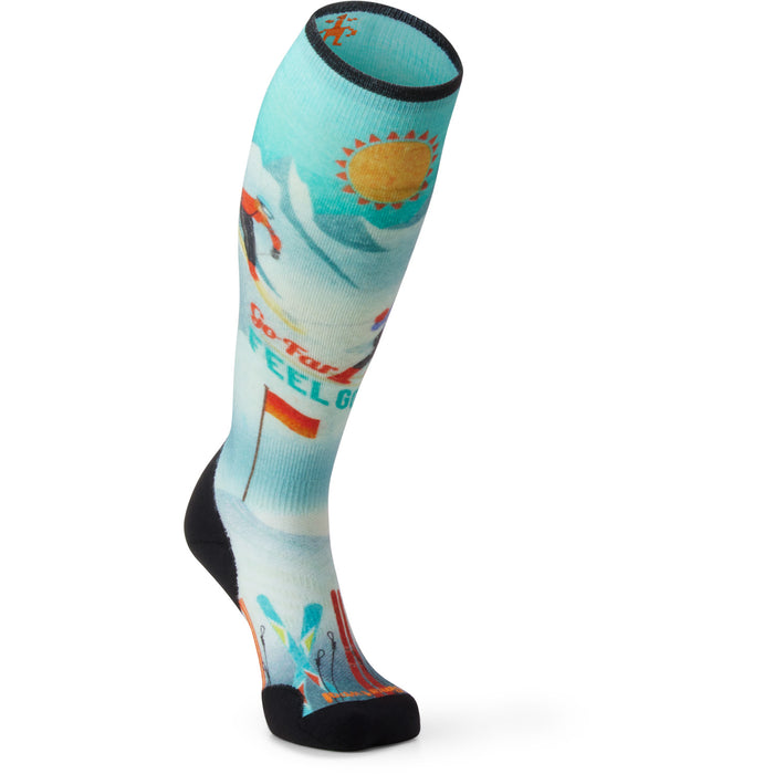 Smartwool Targeted Cushion Snow Bunny Print OTC Socks - Women's Capri