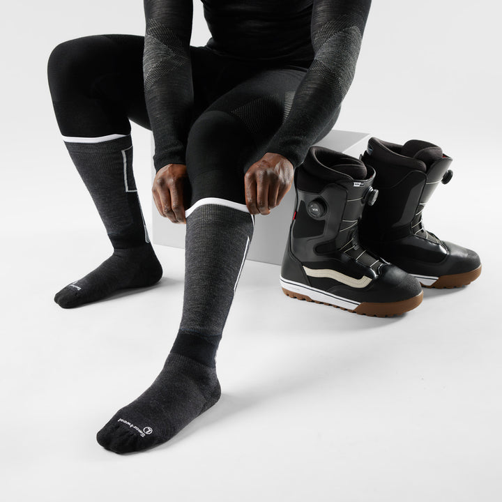 Smartwool Intraknit Snowboard Targeted Cushion OTC Socks Black