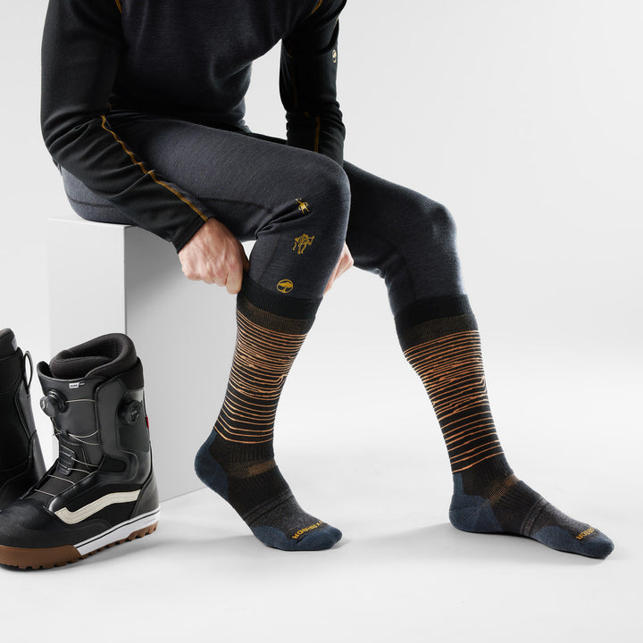 Smartwool Snowboard Full Cushion Iguchi x Arbor OTC Socks Black