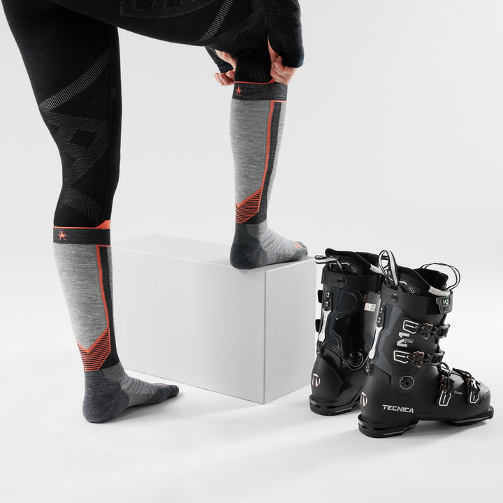 Smartwool Intraknit Ski Targeted Cushion OTC Socks - Women's Medium Gray