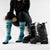 Smartwool Ski Targeted Cushion Topo Treasures Print OTC Socks - Women's Nightfall Blue