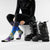 Smartwool Ski Zero Cushion Galactic Ski Print OTC Socks - Women's Deep Navy