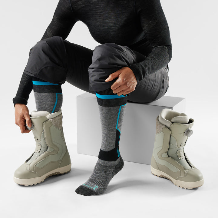Smartwool Intraknit Snowboard Targeted Cushion OTC Socks - Women's Medium Gray
