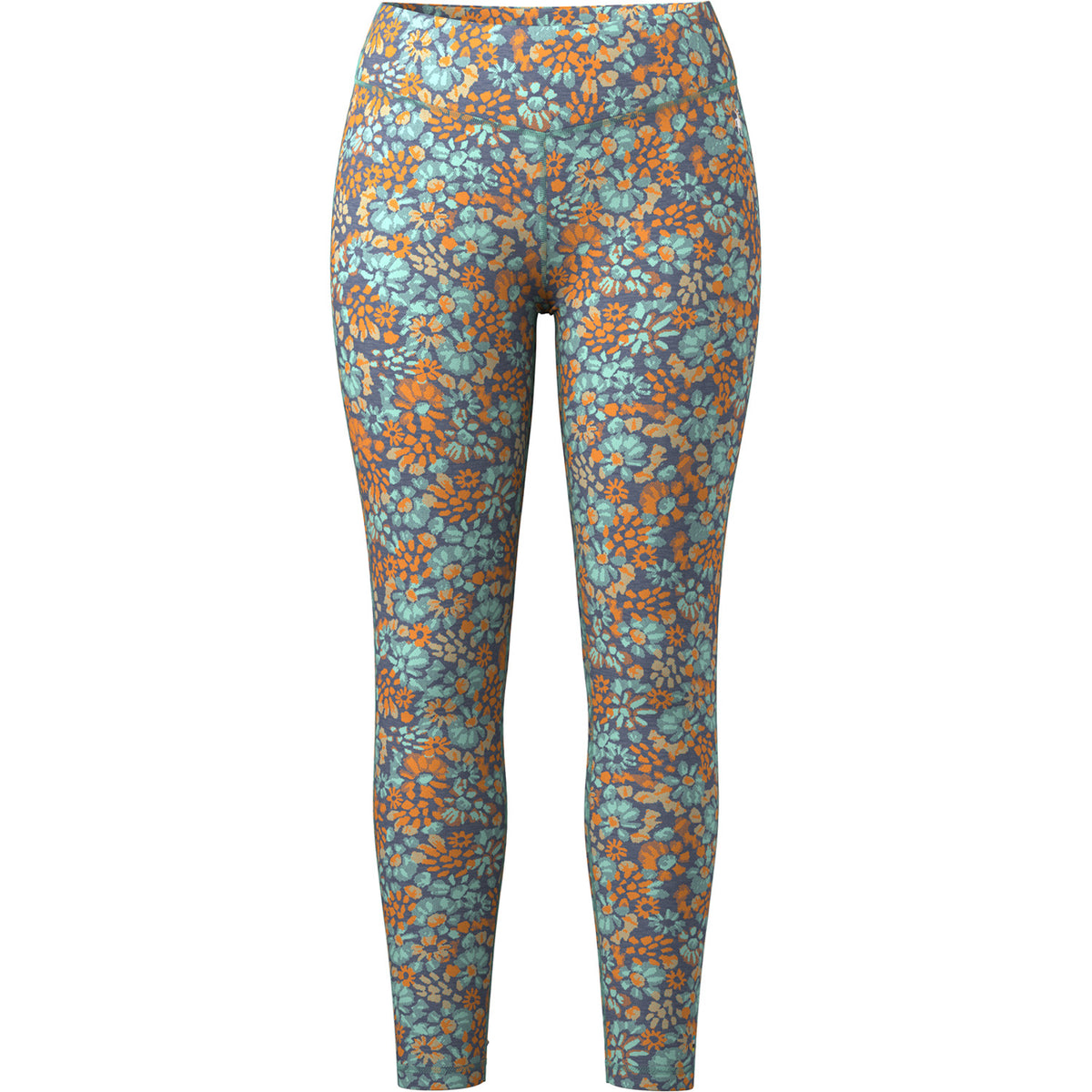 Smartwool Classic Thermal Merino Base Layer Bottoms - Women's Pacific Blue Floral