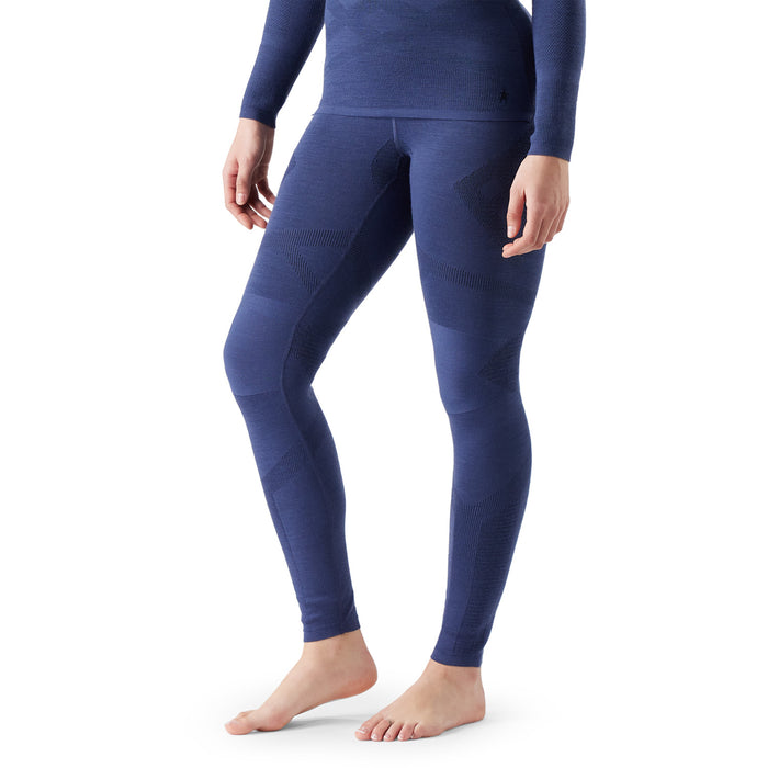 Smartwool Intraknit Thermal Merino Base Layer Bottoms - Women's Nightfall Blue/Deep Navy