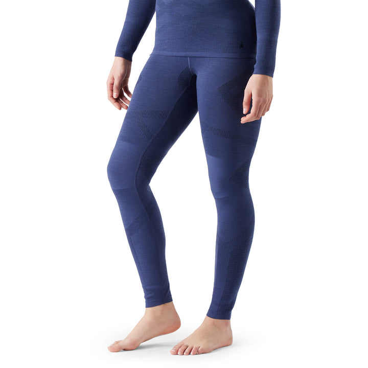 Smartwool Intraknit Thermal Merino Base Layer Bottoms - Women's Nightfall Blue/Deep Navy