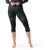 Smartwool Intraknit Thermal Merino Base Layer 3/4 Bottom - Women's Black/White