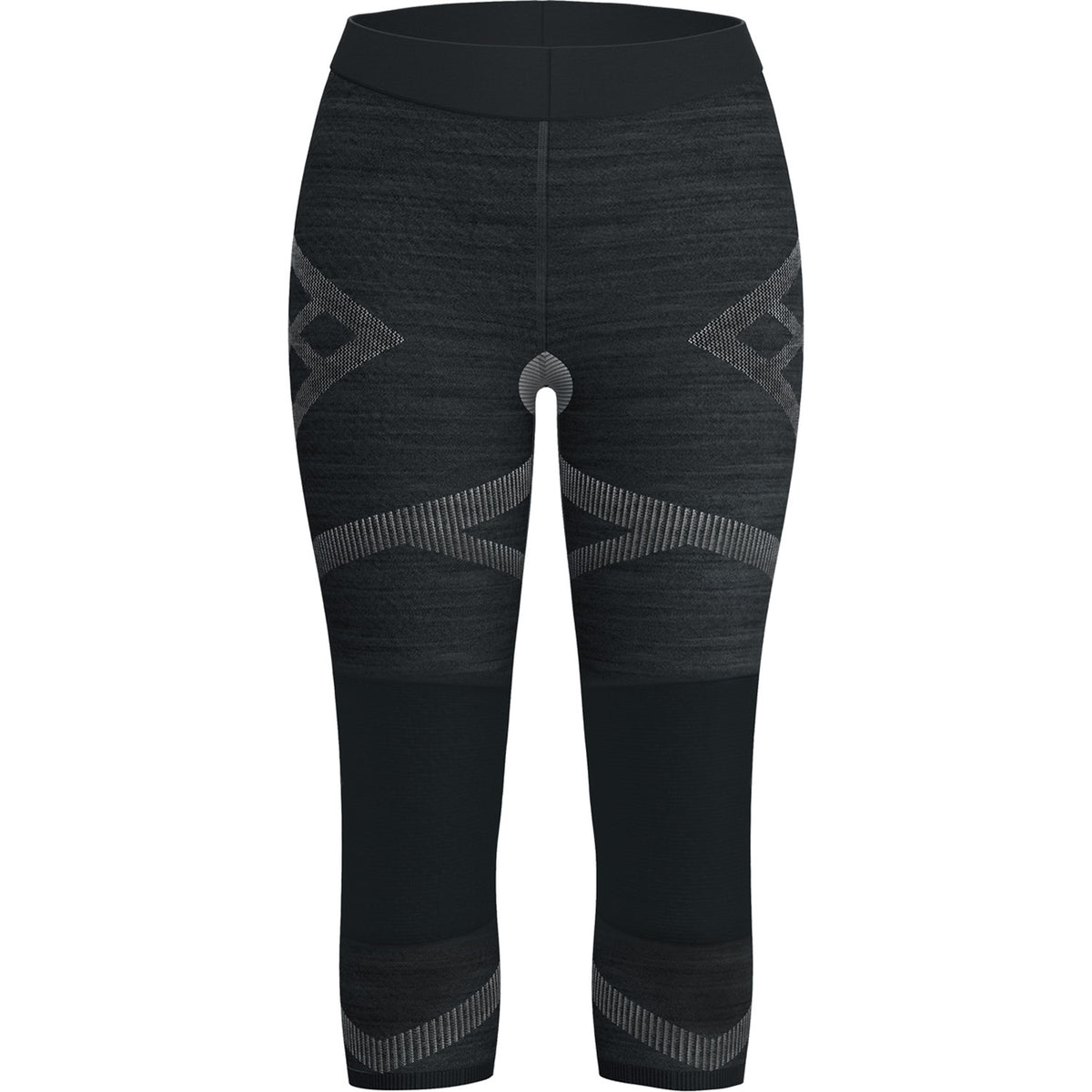 Smartwool Intraknit Thermal Merino Base Layer 3/4 Bottom - Women's Black/White