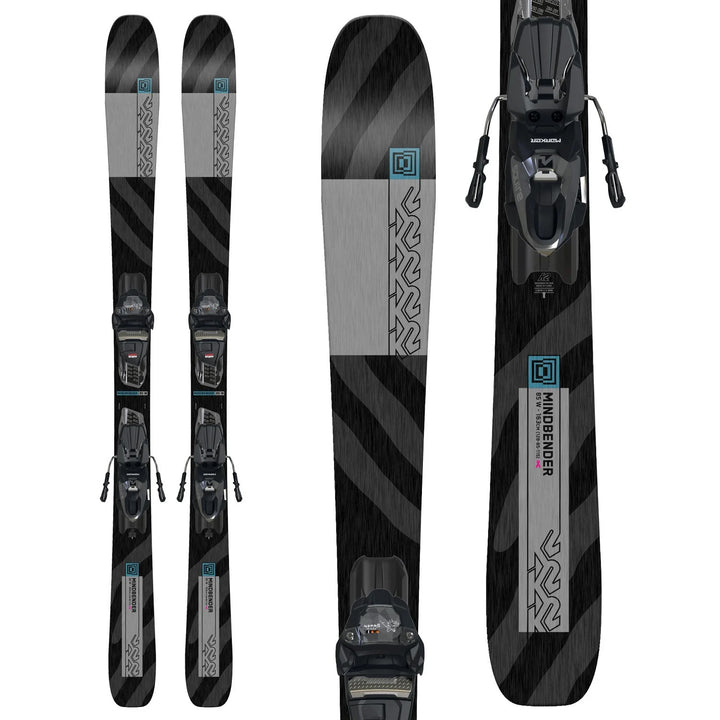 K2 Mindbender 85 Skis + Marker Squire 11 TCX Demo Bindings - Women's 2024