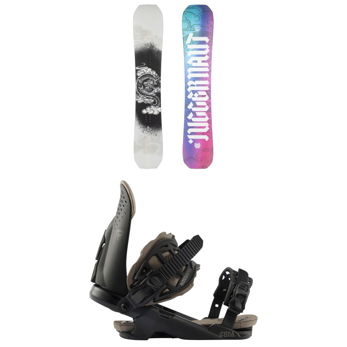 Rossignol Juggernaut Snowboard + Cuda Snowboard Bindings 2026