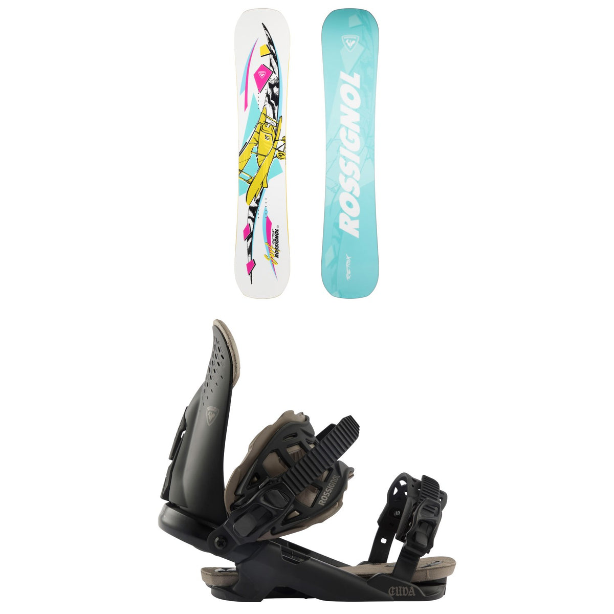 Rossignol Retox Snowboard + Cuda Snowboard Bindings 2026