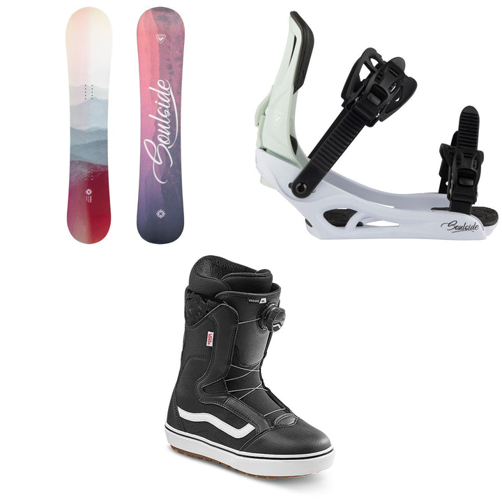 Rossignol Soulside Snowboard + Soulside Snowboard Bindings + Vans Encore OG Snowboard Boots - Women's 2026