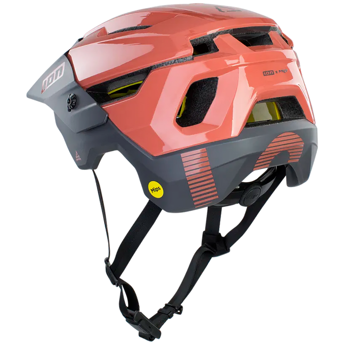 ION Traze AMP MIPS Bike Helmet Crimson Earth
