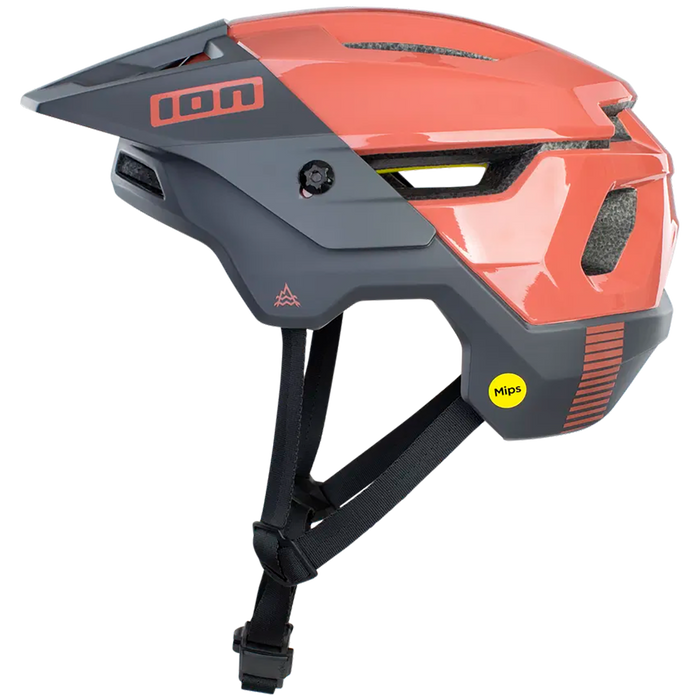 ION Traze AMP MIPS Bike Helmet Crimson Earth