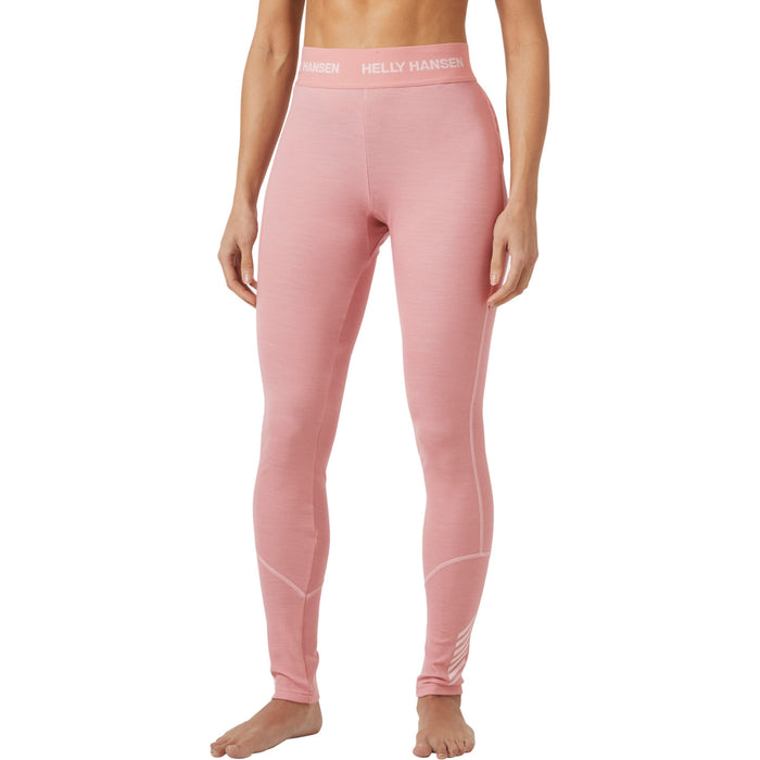 Helly Hansen Lifa Merino Midweight Baselayer Pants - Women's Pink Salt