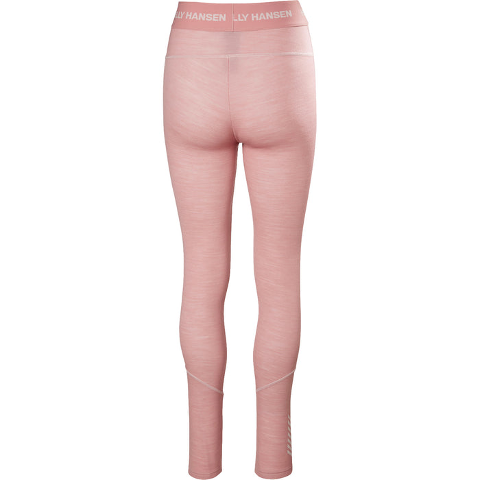 Helly Hansen Lifa Merino Midweight Baselayer Pants - Women's Pink Salt