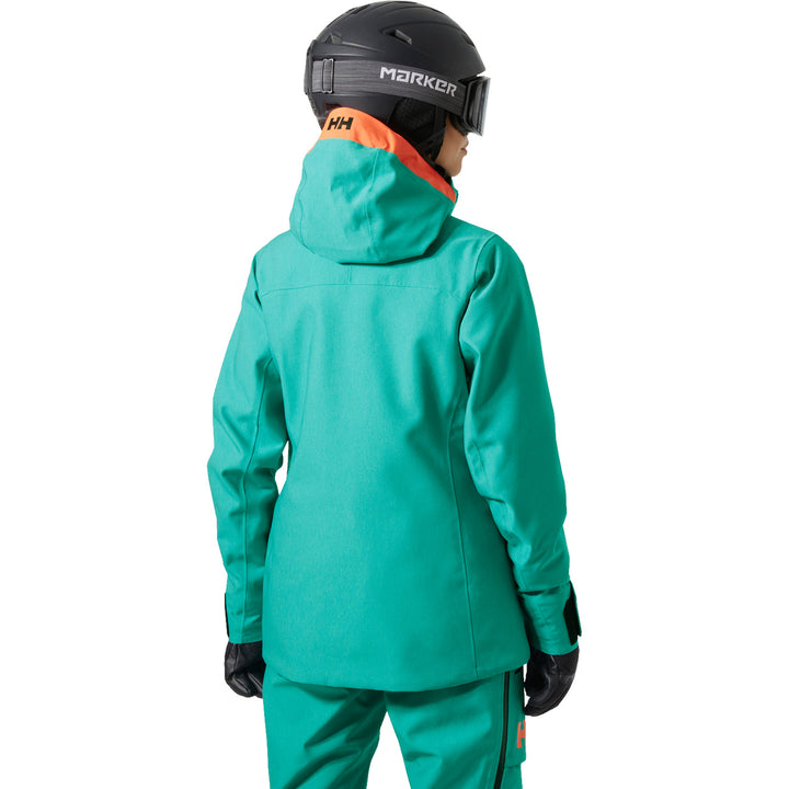 Helly Hansen Powderqueen 3.0 Jacket - Women's Signal Green Denim