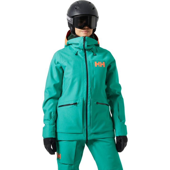 Helly Hansen Powderqueen 3.0 Jacket - Women's Signal Green Denim