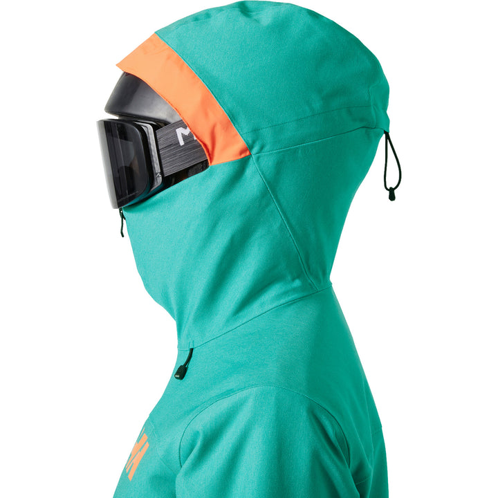 Helly Hansen Powderqueen 3.0 Jacket - Women's Signal Green Denim