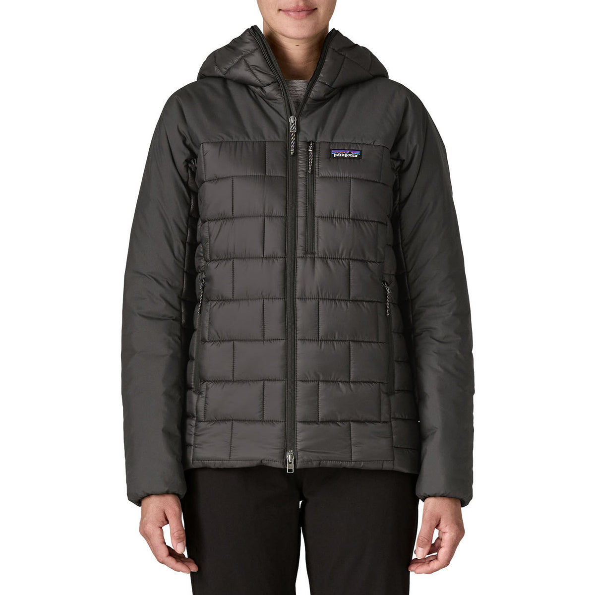 Patagonia Hi-Loft Nano Puff Hoodie - Women's Black
