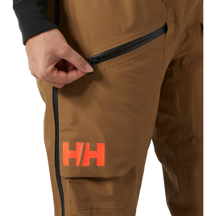 Helly Hansen Ridge Infinity Shell Bib Pants - Women's Sepia