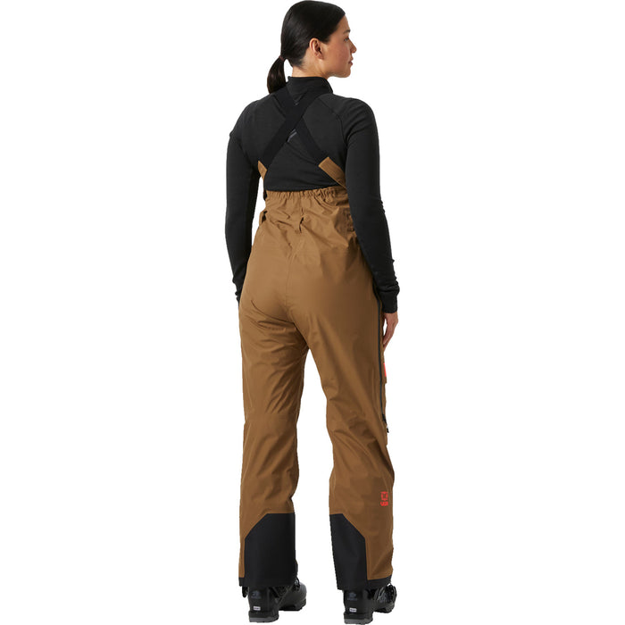 Helly Hansen Ridge Infinity Shell Bib Pants - Women's Sepia