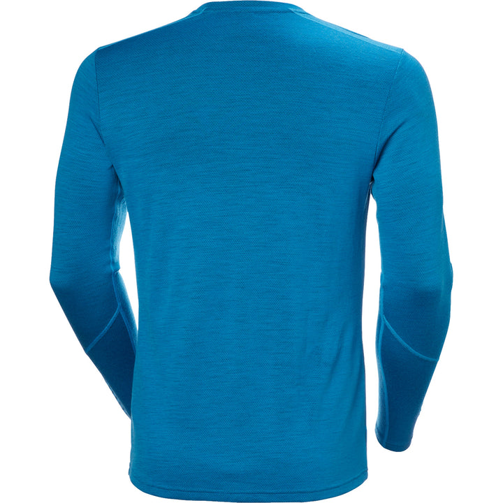 Helly Hansen Lifa Merino Midweight Crew Baselayer Top - Men's Neptune Blue