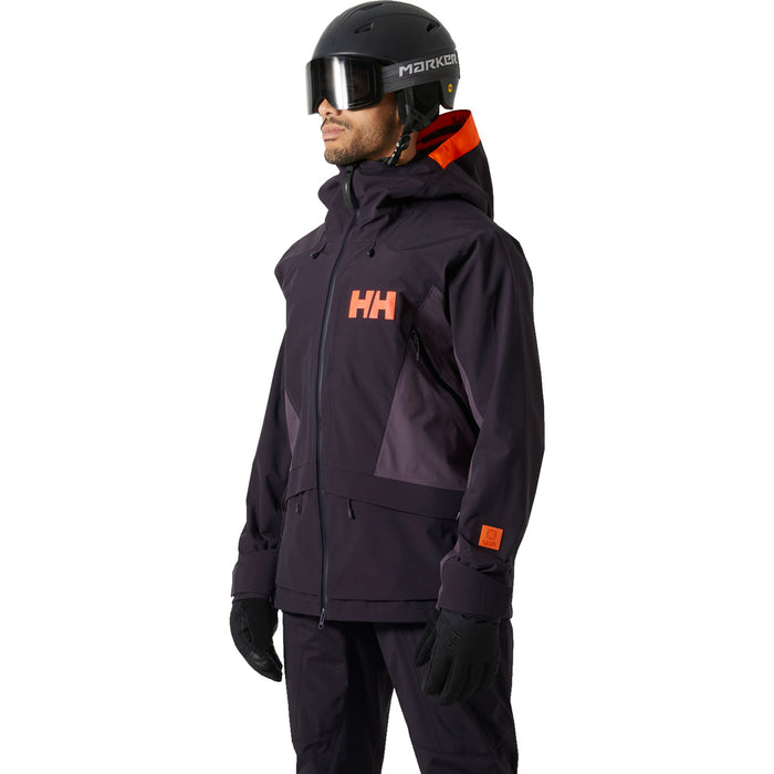 Helly Hansen Sogn Tinden Shell Jacket - Men's Black Grape