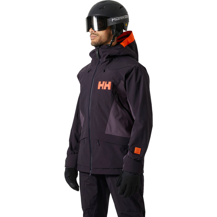 Helly Hansen Sogn Tinden Shell Jacket - Men's Black Grape