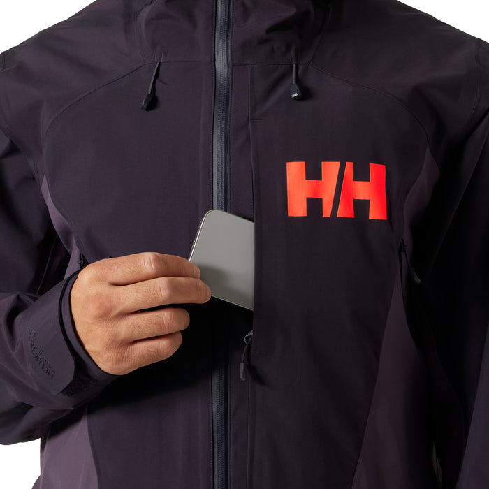 Helly Hansen Sogn Tinden Shell Jacket - Men's Black Grape