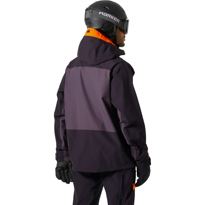 Helly Hansen Sogn Tinden Shell Jacket - Men's Black Grape