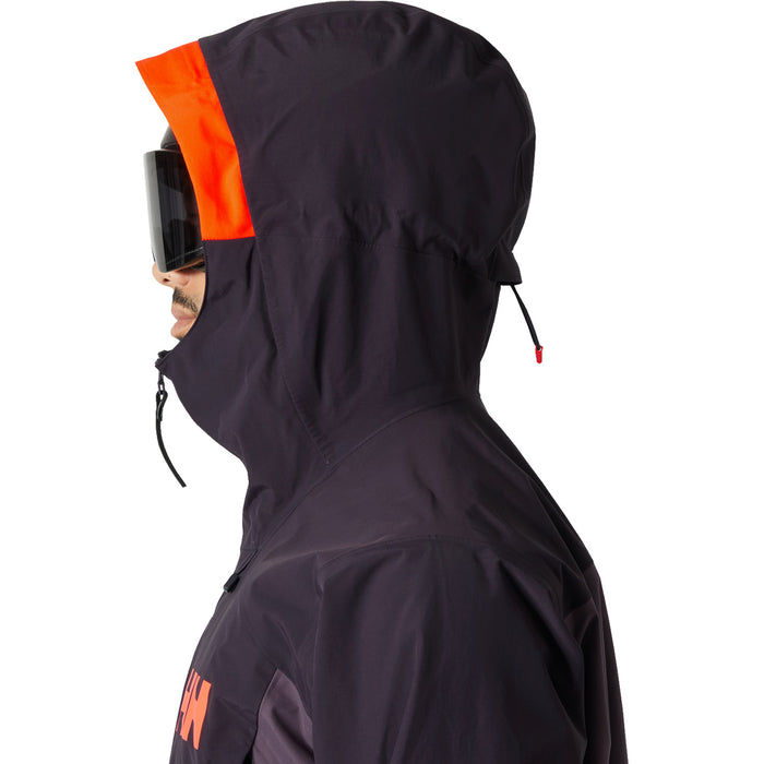 Helly Hansen Sogn Tinden Shell Jacket - Men's Black Grape