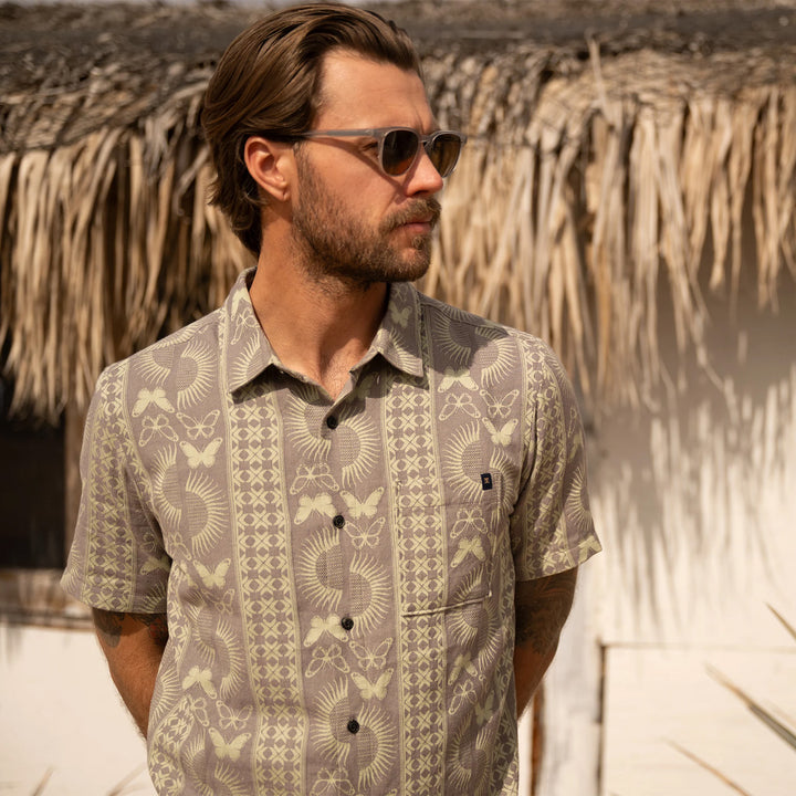Roark Gonzo Short-Sleeve Shirt - Men's Seafoam