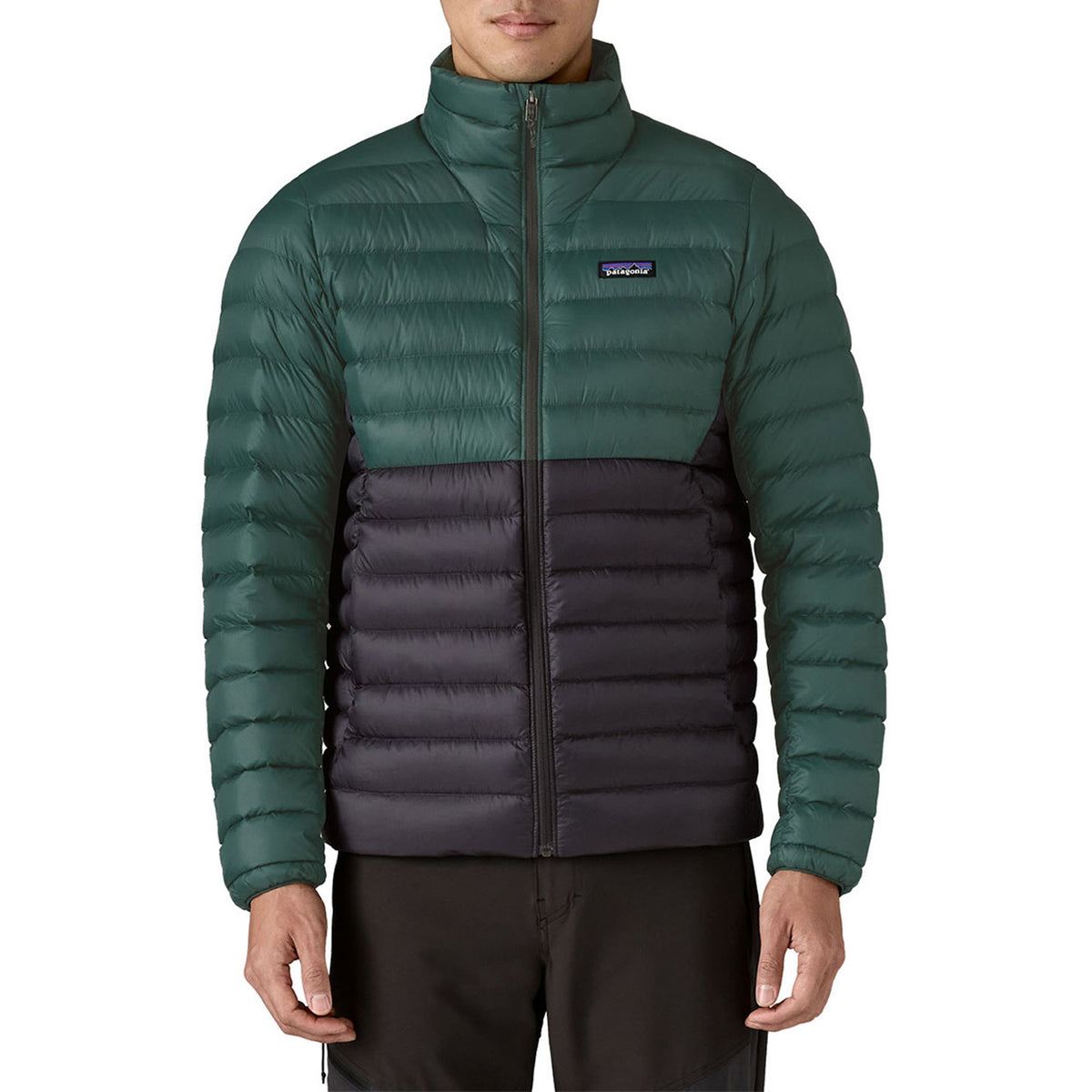 Patagonia Down Sweater - Men's Cascade Green W/Black