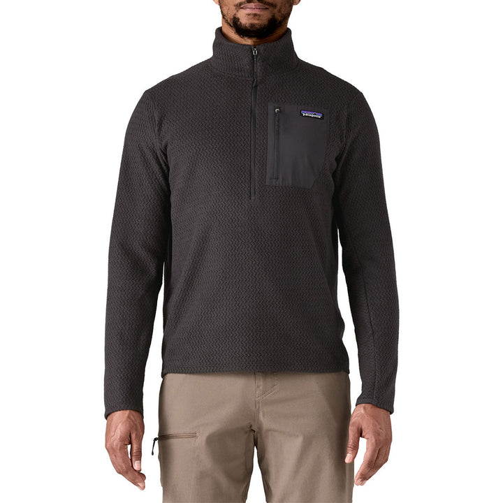 Patagonia R1 Air Zip Neck Top - Men's Black