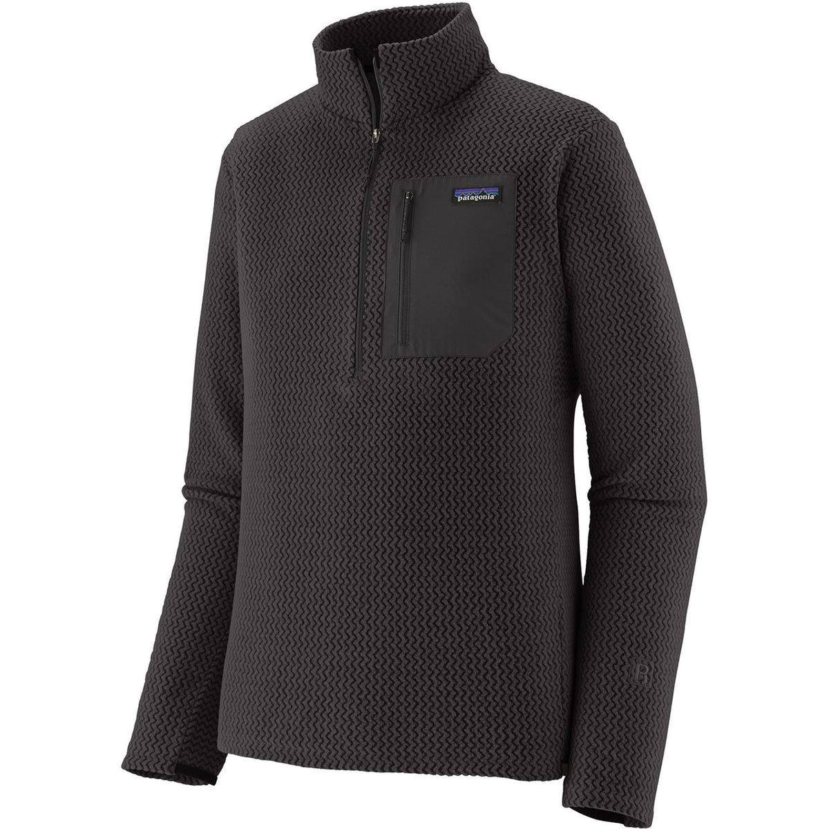 Patagonia R1 Air Zip Neck Top - Men's Black