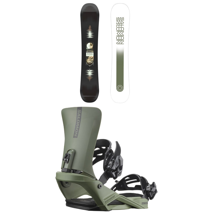 Salomon Pulse Snowboard + Rhythm Snowboard Bindings 2026