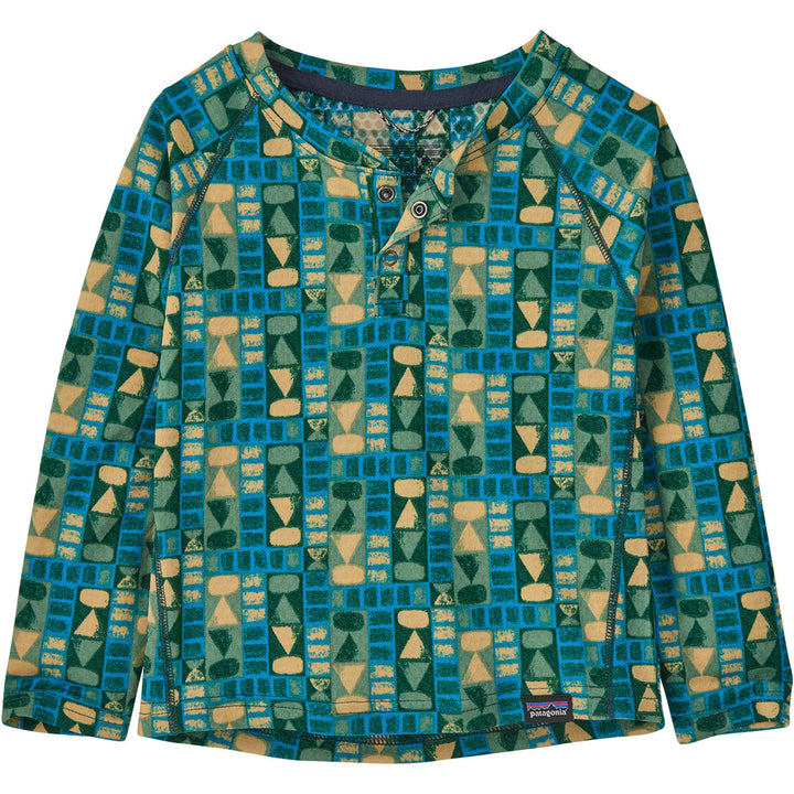 Patagonia Capilene Midweight Top - Toddlers' Tree Line: Uplift Blue